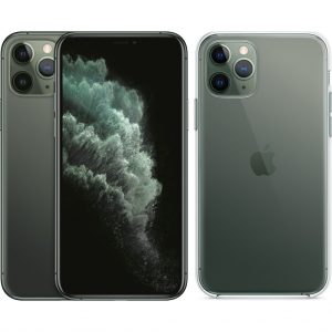 Apple iPhone 11 Pro 64 GB Midnight Green + Apple iPhone 11 Pro Clear Case | Apple Mobiele telefoons