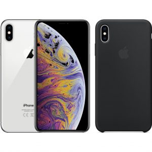 Apple iPhone Xs Max 256 GB Zilver + Silicone Back Cover | Apple Mobiele telefoons