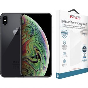 Apple iPhone Xs Max 64 GB Space Gray + InvisibleShield Glass | Apple Mobiele telefoons